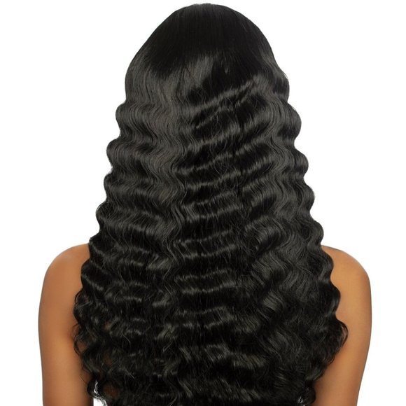 RCTD206 Brenna Mane Concept Lace Front Wig HD Transparent Curly Hair Bangs Crimp - Picture 2 of 5